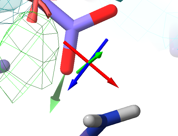 Tugging on a single atom